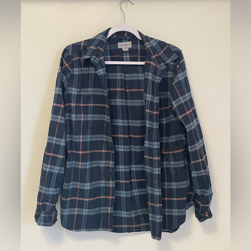 Carhartt Blue Flannel Shirt